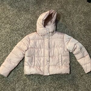 Sebby Women short hooded puffer coat